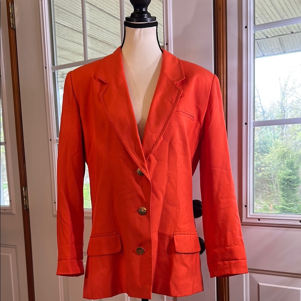 August Silk Orange Blazer